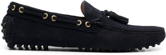Car Shoe tassel-detail slip-on loafers Blue