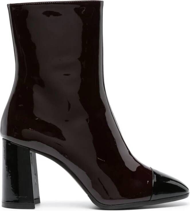 Carel Paris Donna 85mm leather ankle boots Brown