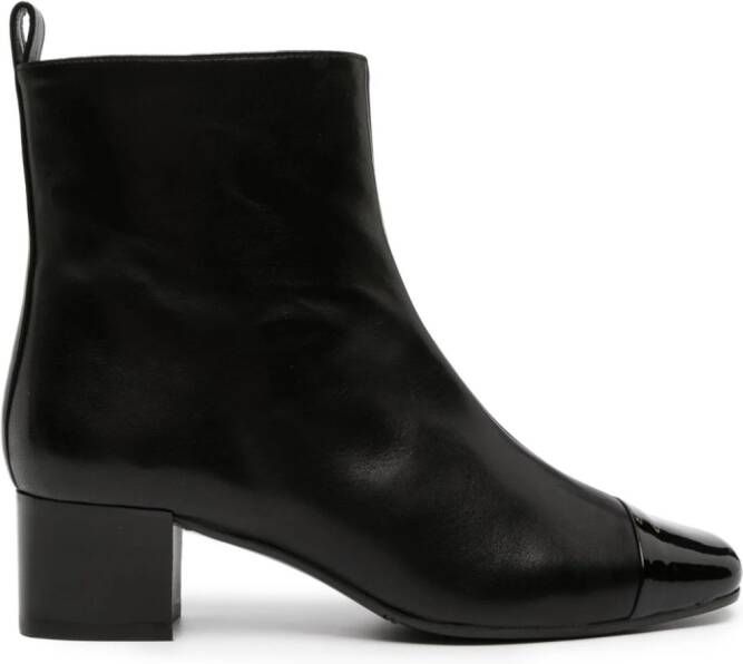 Carel Paris Estime 40mm leather ankle boots Black