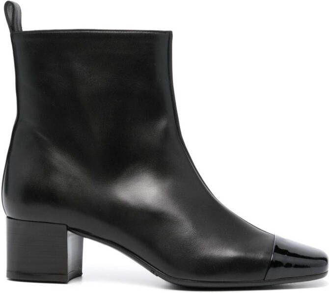 Carel Paris Estime 45mm square-toe boots Black