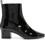 Carel Paris Estime patent-leather ankle boots Black - Thumbnail 1