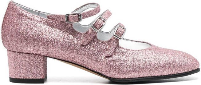 Carel Paris Kina glitter pumps Pink