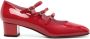 Carel Paris Kina leather Mary Jane shoes Red - Thumbnail 1