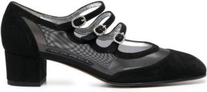 Carel Paris Knight 45mm suede ballerina shoes Black