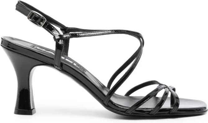 Carel Paris Tango 70mm leather sandals Black