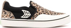 Cariuma Skate Pro leopard sneakers Brown