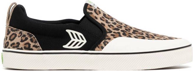 Cariuma Skate Pro leopard-print sneakers Brown
