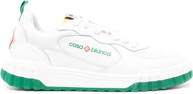 Casablanca Court leather sneakers White
