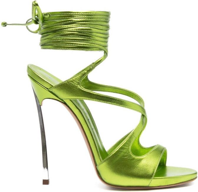 Casadei 120mm Blade Vanessa Flash sandals Green