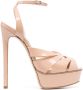 Casadei 140mm Flora Tiffany platform sandals Neutrals - Thumbnail 1