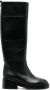 Casadei 50mm leather boots Black - Thumbnail 1