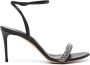 Casadei 85mm rhinestone-embellished sandals Black - Thumbnail 1