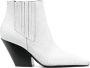 Casadei Anastasia 80mm leather boots White - Thumbnail 1