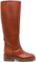 Casadei Andrea 60mm leather boots Orange - Thumbnail 1