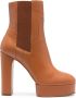 Casadei Betty 125mm leather ankle boots Brown - Thumbnail 1