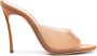 Casadei Blade 110mm leather mules Brown - Thumbnail 1
