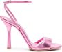 Casadei Blade 110mm metallic sandals Pink - Thumbnail 1