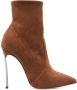 Casadei Blade Arceus 130mm ankle boots Brown - Thumbnail 1
