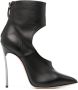 Casadei Blade Galaxy 120mm leather boots Black - Thumbnail 1