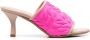 Casadei C-Chain embossed 65mm mules Pink - Thumbnail 1
