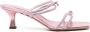 Casadei Calypso 65mm embellished leather mules Pink - Thumbnail 1