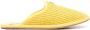 Casadei Capalbio raffia slippers Yellow - Thumbnail 1