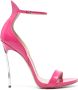 Casadei Cappa Blade 120mm leather sandals Pink - Thumbnail 1