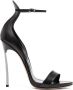 Casadei Cappa Blade 135mm leather sandals Black - Thumbnail 1