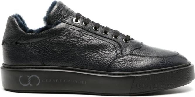 Casadei Cervo leather sneakers Blue