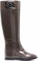 Casadei chain-detail knee length boots Brown - Thumbnail 1