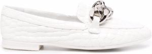 Casadei chain-link loafers White