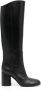 Casadei Cleo 90mm knee-length boots Black - Thumbnail 1