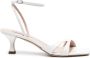 Casadei cut-out patent-leather sandals White - Thumbnail 1