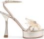 Casadei Donna Belle Epoque 120mm sandals Gold - Thumbnail 1