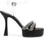 Casadei Donna Hollywood 120mm sandals Black - Thumbnail 1
