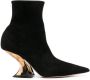 Casadei Elodie 85mm ankle boots Black - Thumbnail 1
