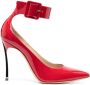Casadei Eloisa 100mm pointed-toe pumps Red - Thumbnail 1