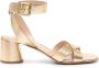 Casadei Emily Vesta 50mm sandals Gold - Thumbnail 1