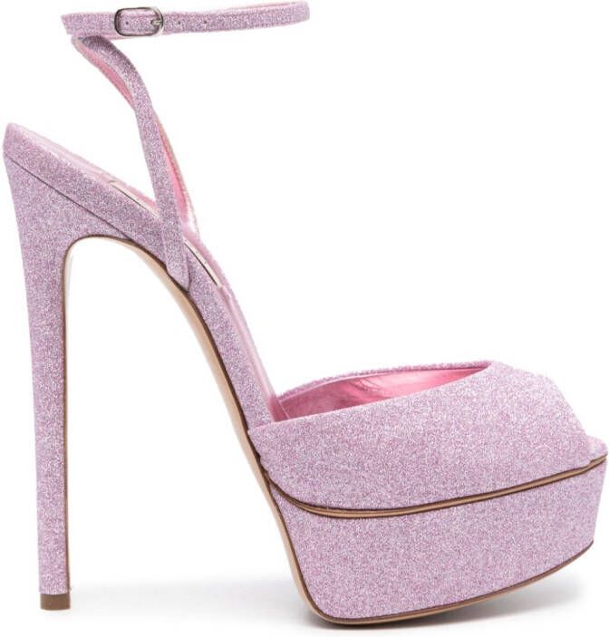 Casadei Flora Jolly 140mm sandal Pink