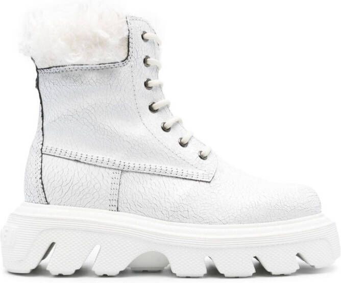 Casadei Generation C Alpi leather boots White