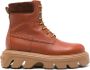 Casadei Generation C leather boots Brown - Thumbnail 1