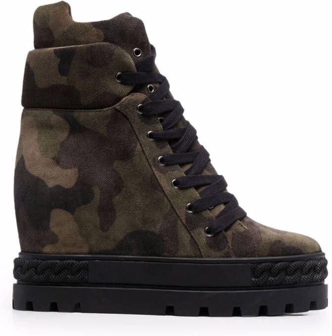 Casadei Generation X camouflage-print sneakers Green