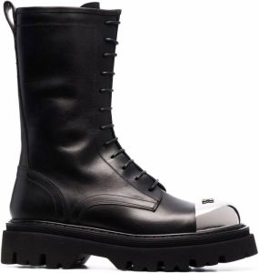 Casadei Generation X leather boots Black