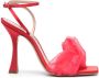 Casadei Geraldine Helen satin sandals Red - Thumbnail 1