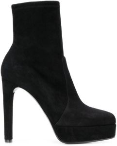 Casadei heeled ankle boots Black