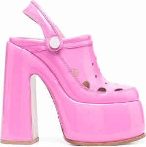 Casadei heeled leather pumps Pink