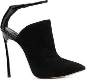 Casadei high-heeled suede pumps Black