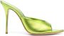 Casadei Julia Ilary Flash 115mm mules Green - Thumbnail 1