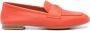 Casadei logo-plaque leather loafers Orange - Thumbnail 1
