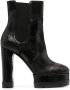 Casadei Nancy 120mm platform ankle boots Black - Thumbnail 1